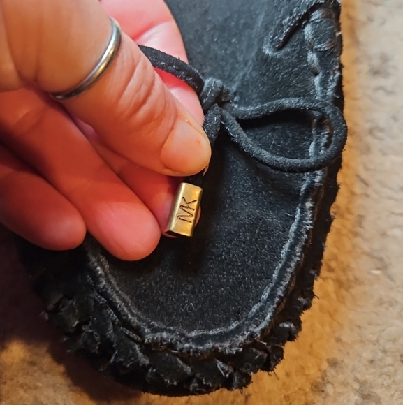 MICHAEL Michael Kors Womens Black Suede Classic Designer Everyday Moccasin 9.5 - Picture 12 of 13